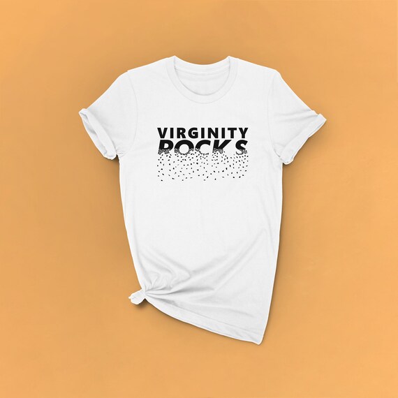 whats the meaning behind the virginity rocks shirt
