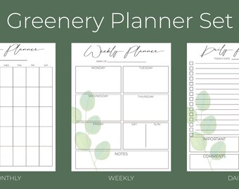 2025 Digital Daily Monthly Weekly Planner - Etsy