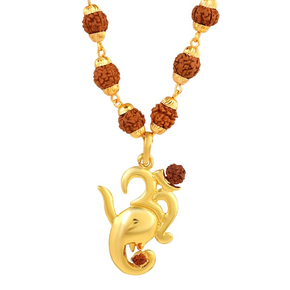 Hinduism Indian Ganesha Golden Pendant ganesha Pendant Hindu