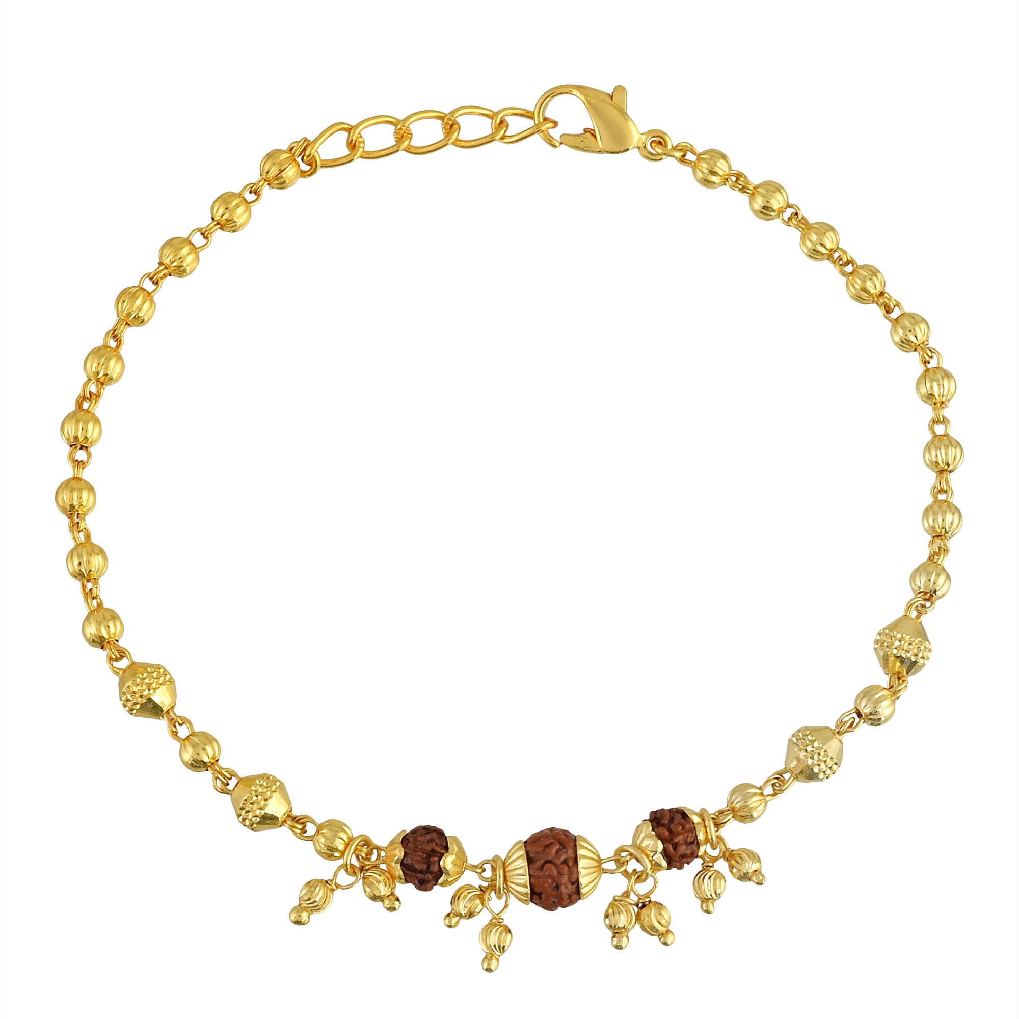 Mens rudraksha bracelet cheap in gold