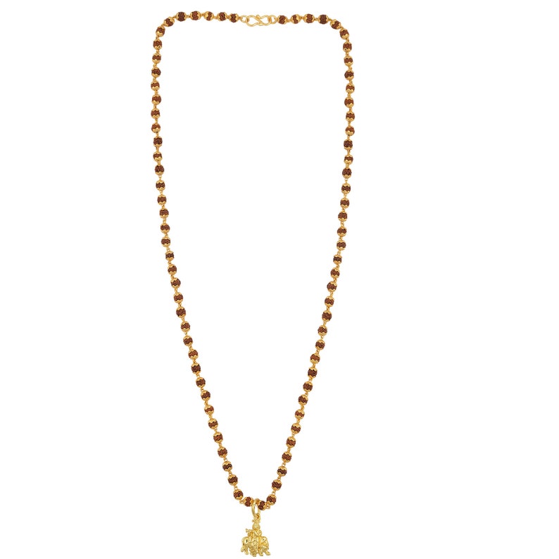 Lord Krishna Pendant ,krishna Locket Hindu Locket With Rudraksha Mala