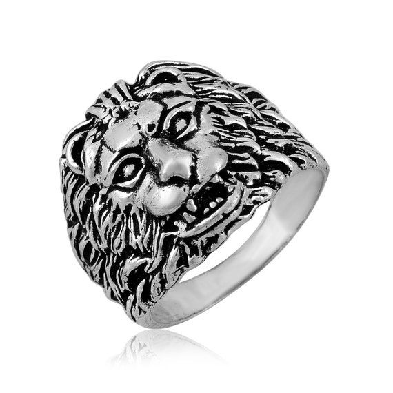 ヴィンテージ LION リング silver925 19号 ヴィンテージ LION リング silver925 19号 - アクセサリー