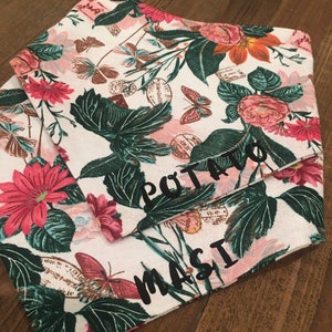 Butterfly Postcard Bandana - Pet Accessories - Stylish Pet - Dog Neckwear