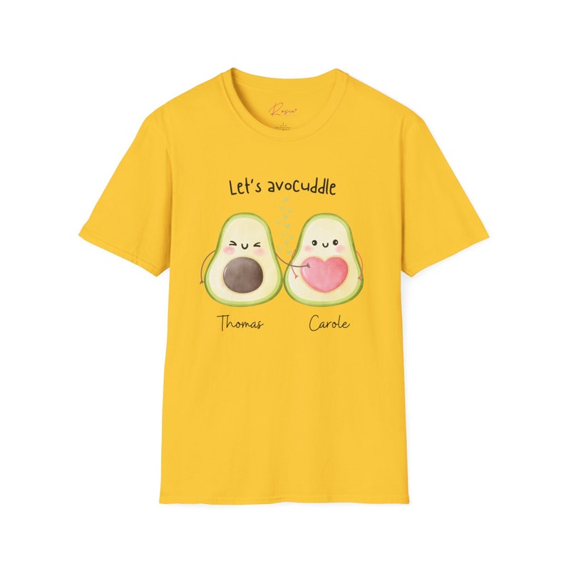 Personalised Avocado Shirt Valentines Day Gift Idea for Couples 10 ...