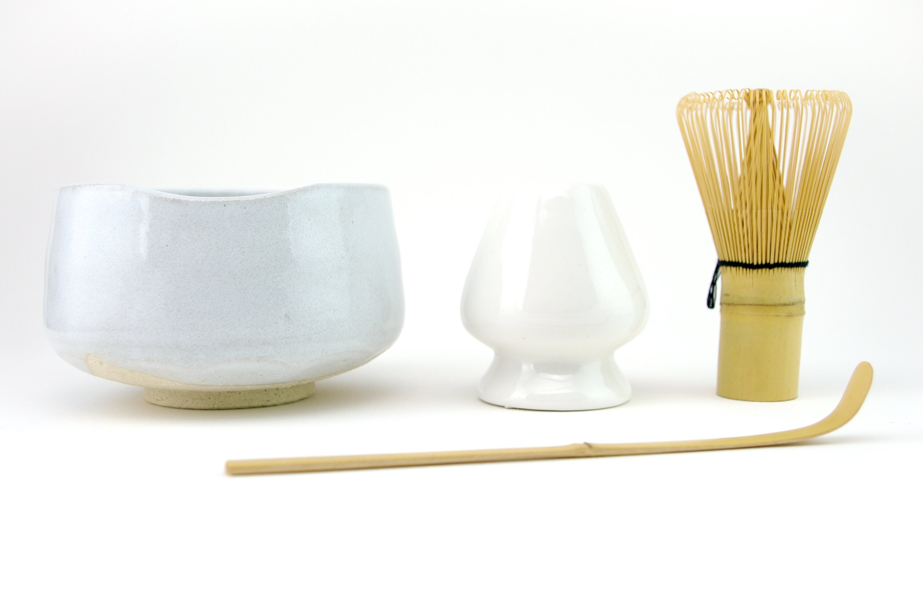 White Japanese Matcha Tea Set / Kit Matcha Bowl Bamboo Etsy
