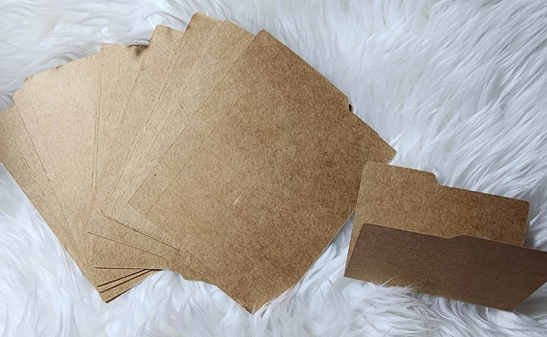 Small File Folders for Paper Crafting Junk Journal, Ephemera, 2 1/4 X 3