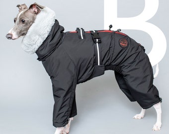 small dog snowsuit with feet