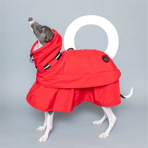 BonGoof WOOFtheRAIN: Waterproof Raincoat for Italian Greyhound Fully lined with Supersoft Faux fur image 1