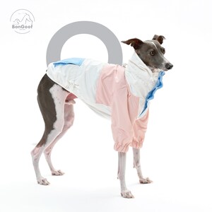 BonGoof Funorak: Windbreaker Colorblock Jacket for Italian Greyhound Lightweight / Relaxed Fit image 2