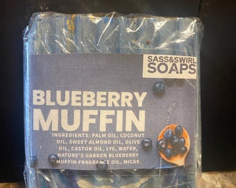 Blueberry Muffin Cold Process Soap