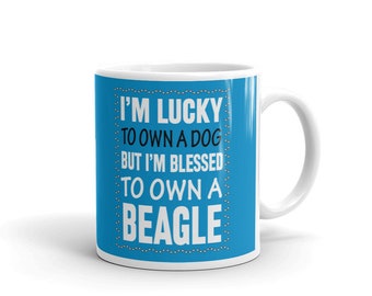 Dog Gifts Lucky to Own a Dog Blessed to Own a German Shepherd Coffee Mug Tea Cup