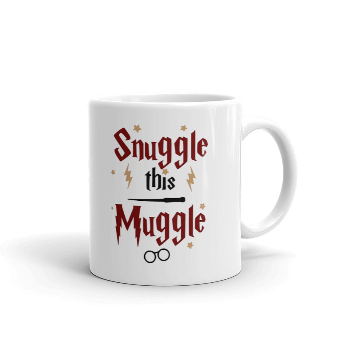 Snuggle This Muggle Mug Ceramic Printed Coffee Tea Mug Harry Etsy