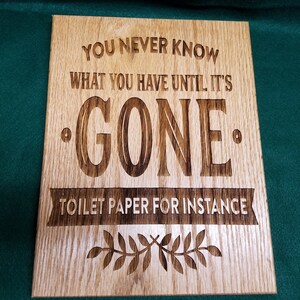 Bathroom wall hanging