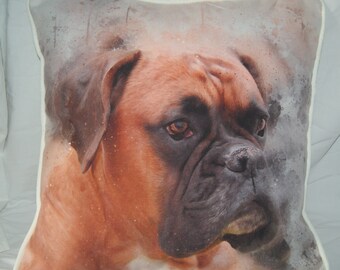 Boxer dog pillow | Etsy Boxer Dog Pillow Boxer Dog Gift Belgian