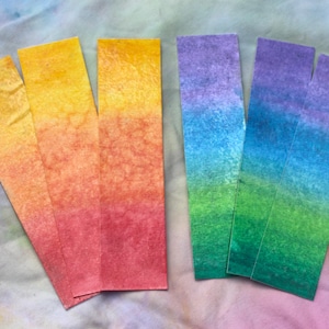 Hand Painted watercolor bookmarks