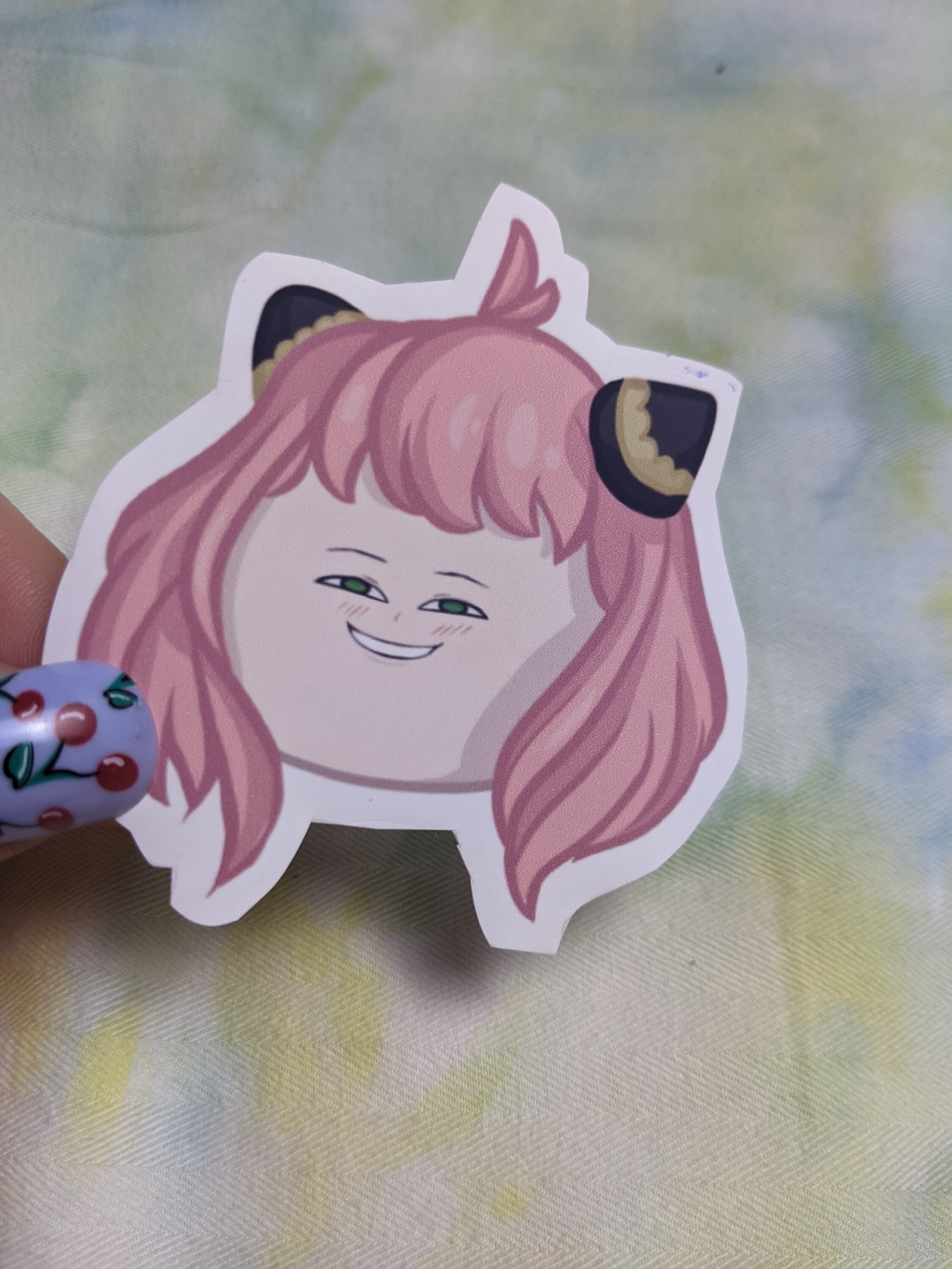 Anya Smug Stickers for Sale