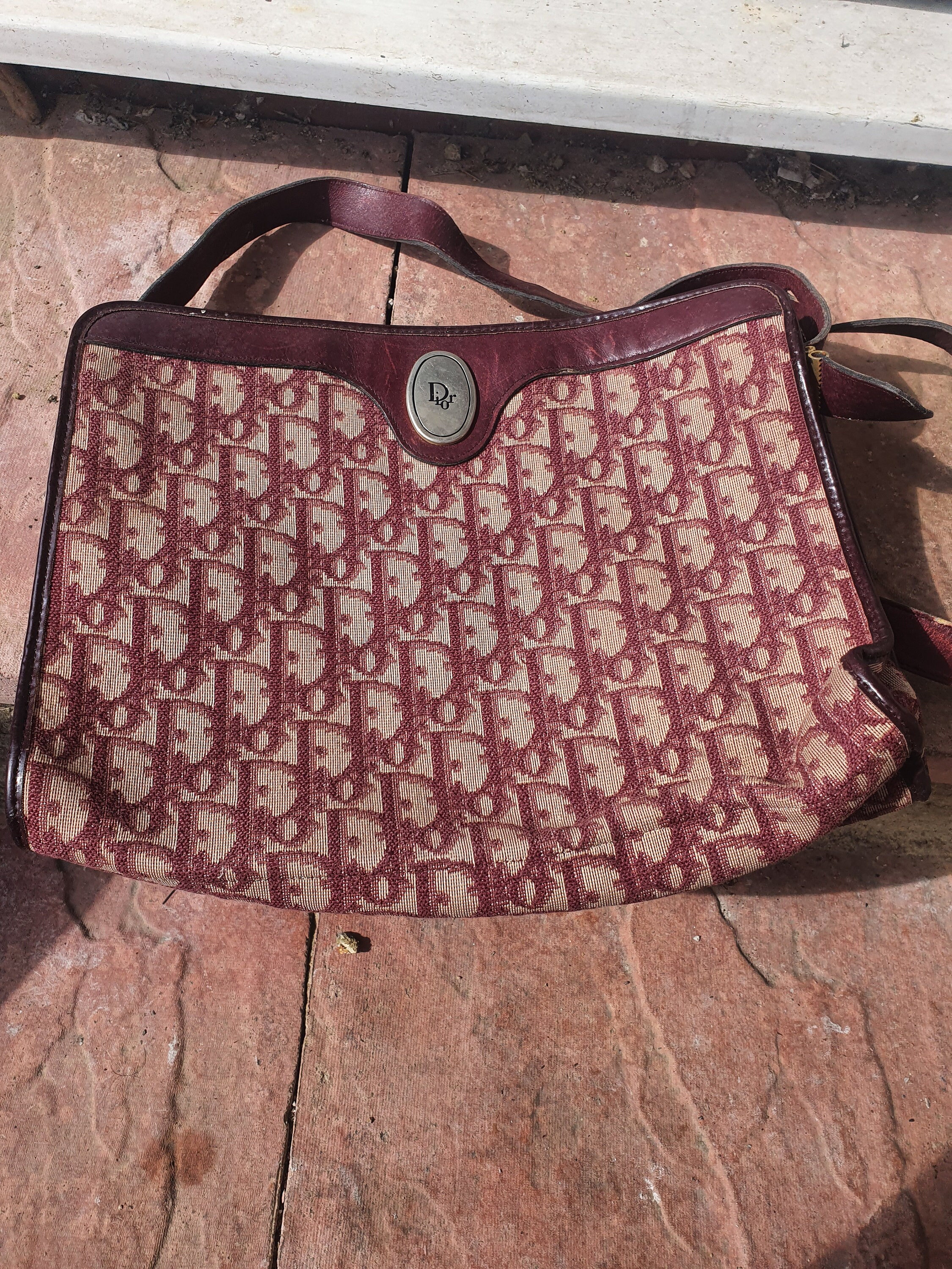 Genuine Vintage 1970s Christian Dior Monogram Trotter Boston