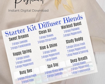 Premium Starter Kit Essentail Oil Diffuser Blends Young Living