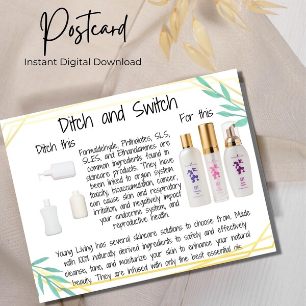 Young Living Ditch And Switch Etsy Australia