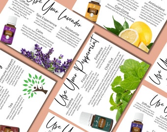 Premium Starter Kit Bundle Postcards Young Living, set of 12