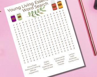 Young Living Ätherische Öle Wortsuche Sofortiger Digitaler Download