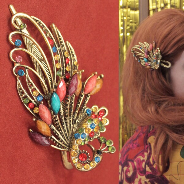 Peacock Hair Pin main image 1