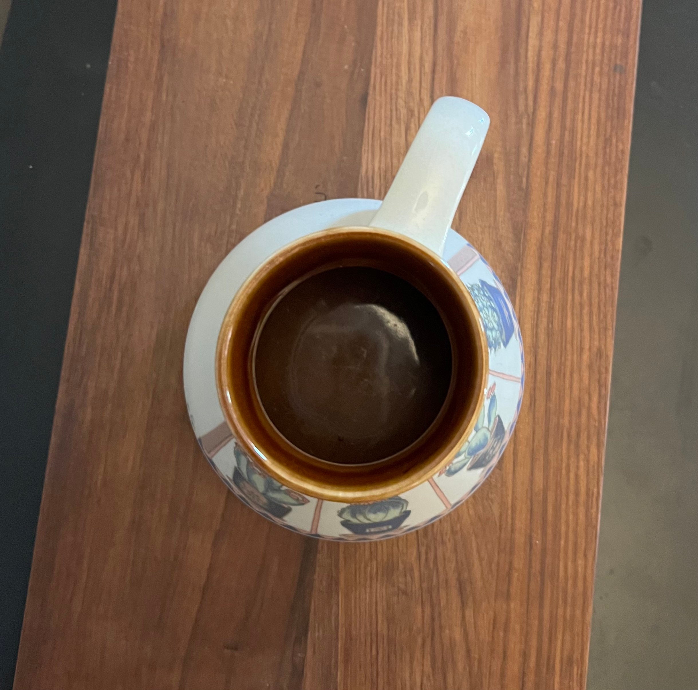 Otagiri Figi Graphics Wide Bottom Coffee Mug No Spill Non Slip Etsy