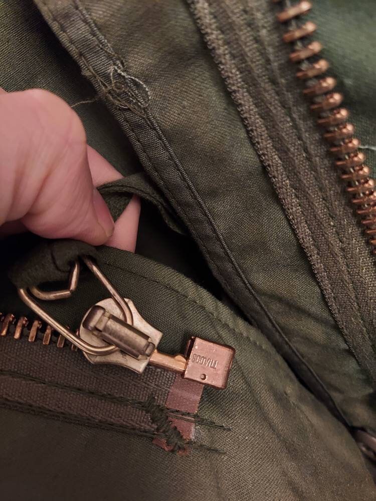 US ARMY M65 M-65 Field Jacket SCOVILL Zip USA製 アルファ社製