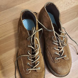 Spitzen zu Stiefel Oxford Lineman Affen Männer Stiefel. Horween Leder