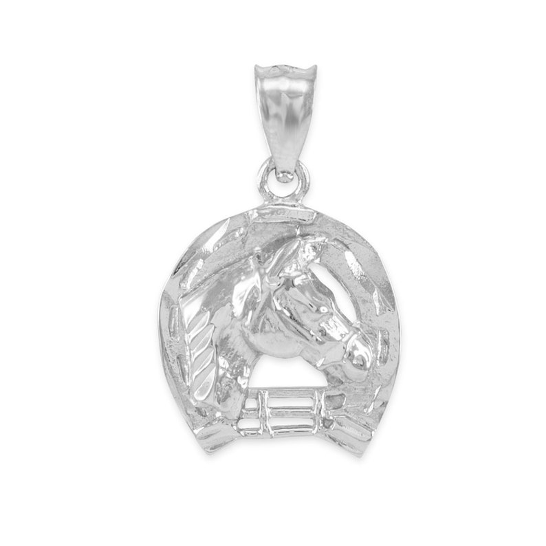 Pendant Necklace Horseshoe In Silver Lucky Pendant Silver Horseshoe Silver Horse Horse Pendant Lucky Horseshoe Necklace In Silver
