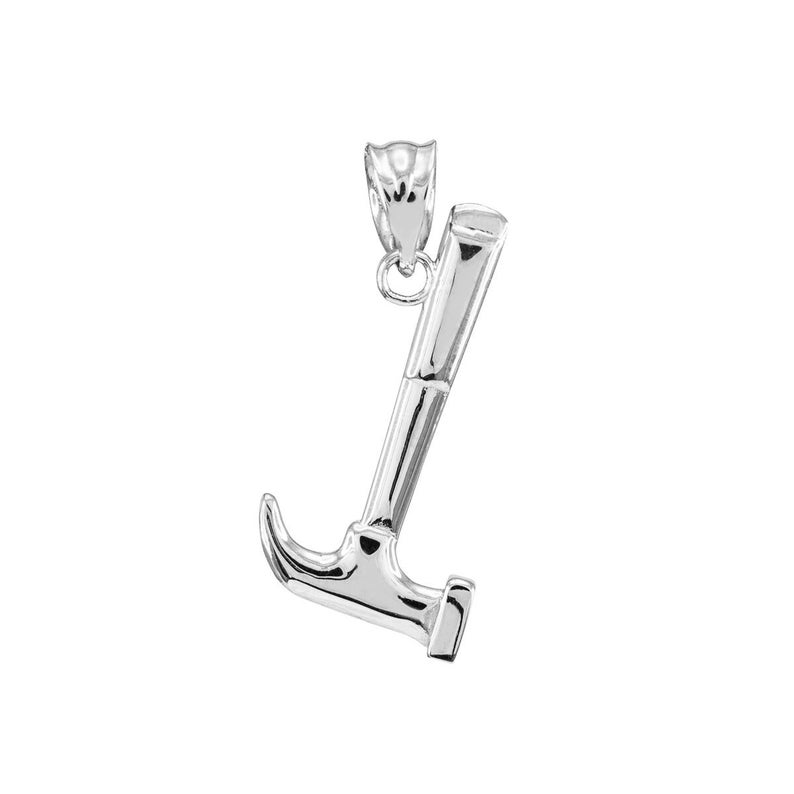 Hammered Pendant Jewelry For Gift 925 Sterling Silver Pendant Silver Hammer Necklace Handmade Jewelry Hammer Pendant Designer Jewelry