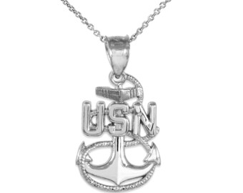 Jewels Obsession Cross Navy Pendant Made In USA Sterling Silver Cross Navy Pendant 18 Chain Jewels Obsession Cross Navy Pendant Made In USA Sterling Silver Cross Navy Pendant 18 Chain