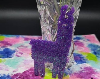 Llama gift, llama keychain, llama key chain, llama charm, gift for her, gift for him, llama kids gift