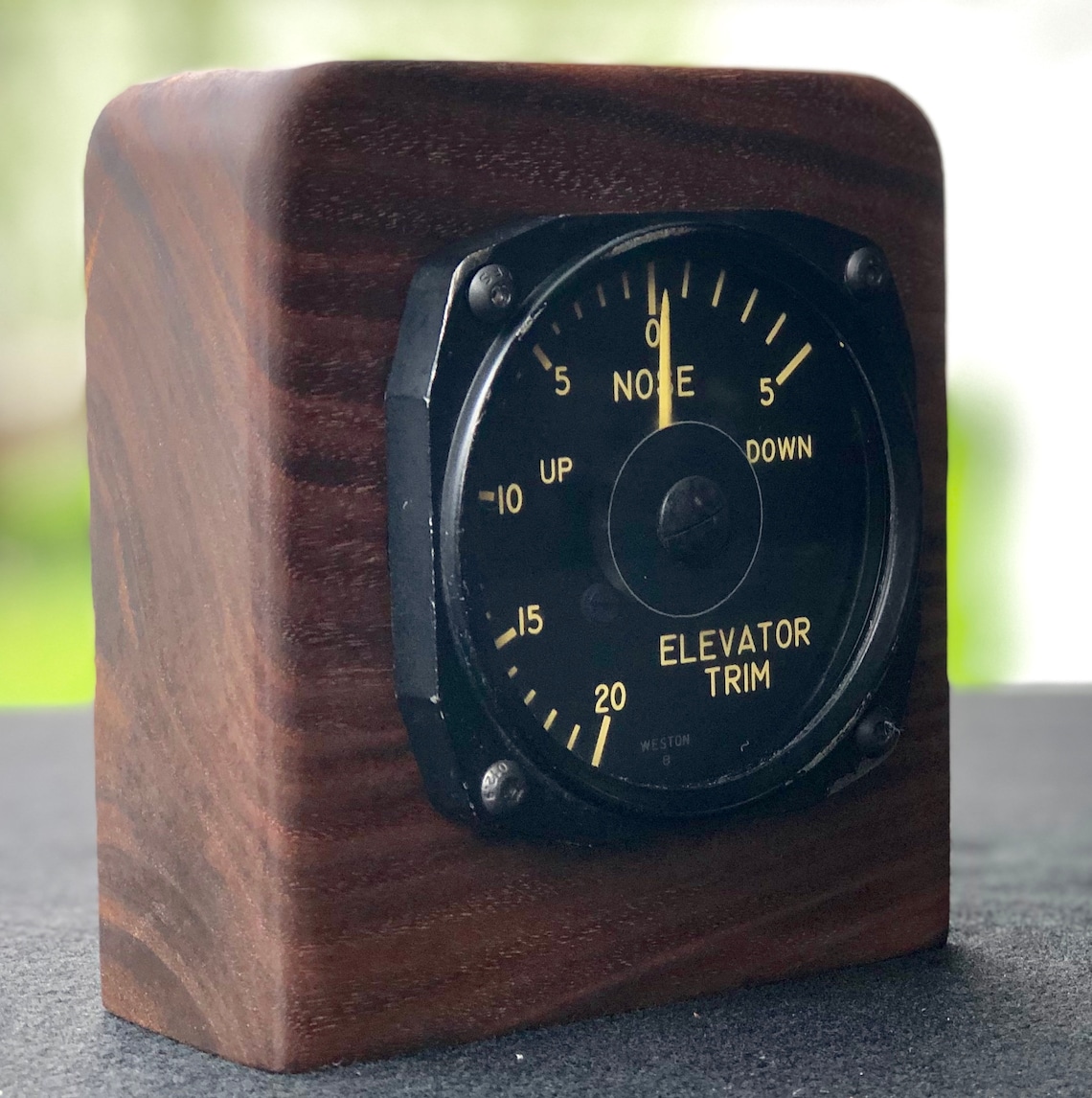 Authentic Vintage Aircraft Instrument in Hand Crafted Walnut Base. - Etsy