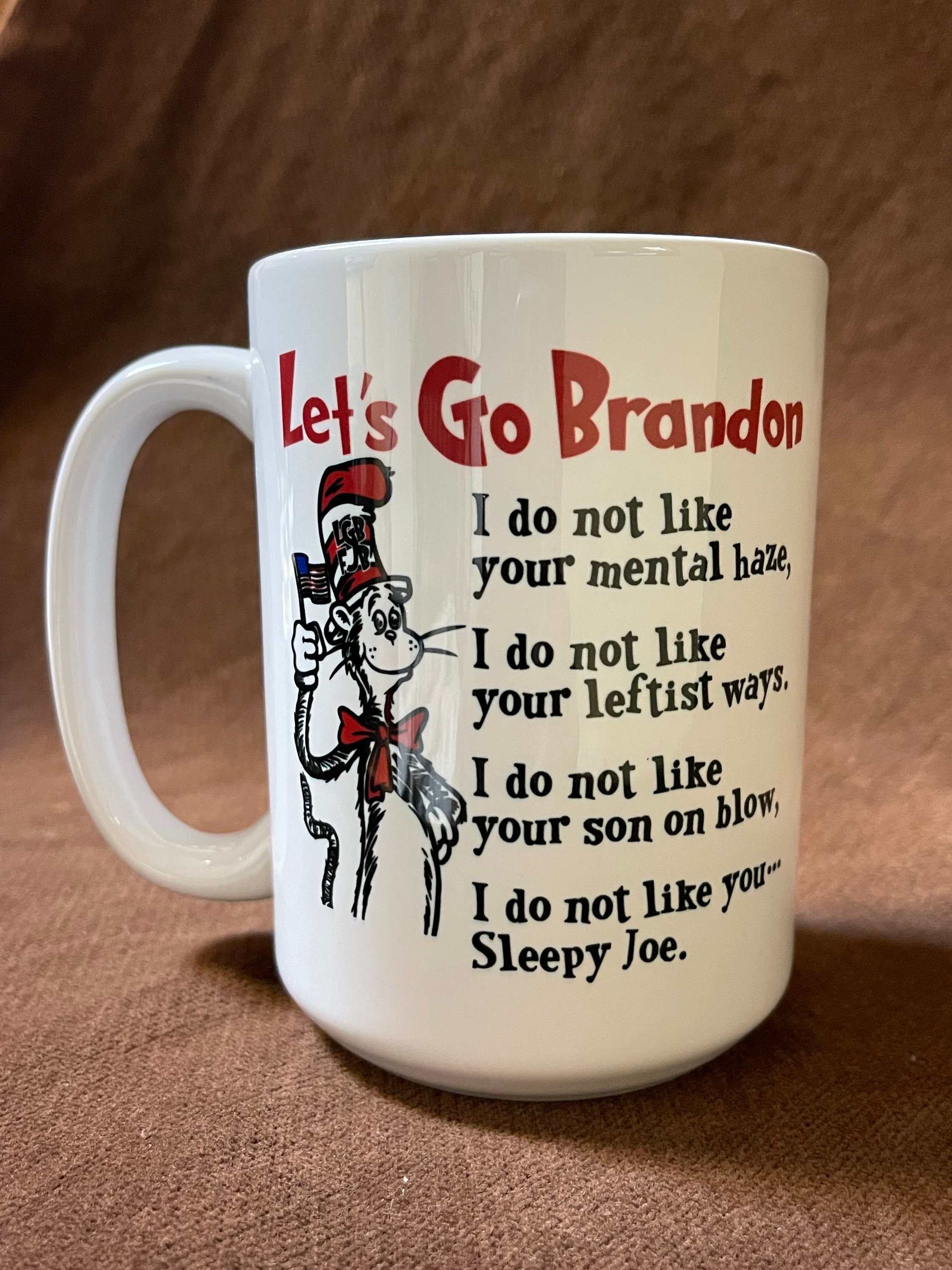 Seuss Lets Go Brandon 15 Oz Ceramic Coffee Cup -  Canada