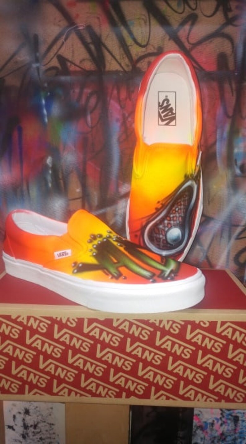 airbrushed shoes
