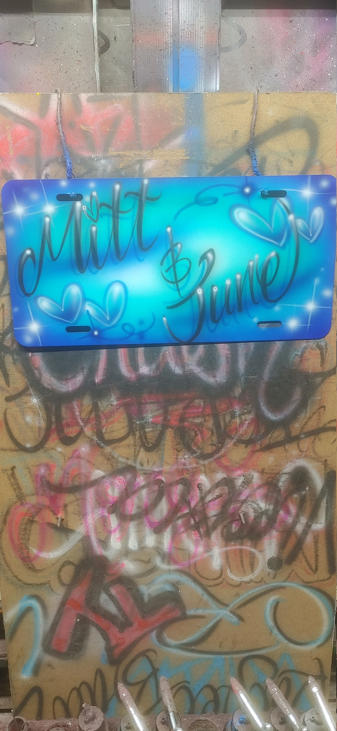 Cute Couples License Plate Personalized License Plate Etsy UK