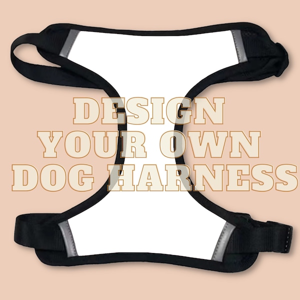 Custom Dog Harness Etsy