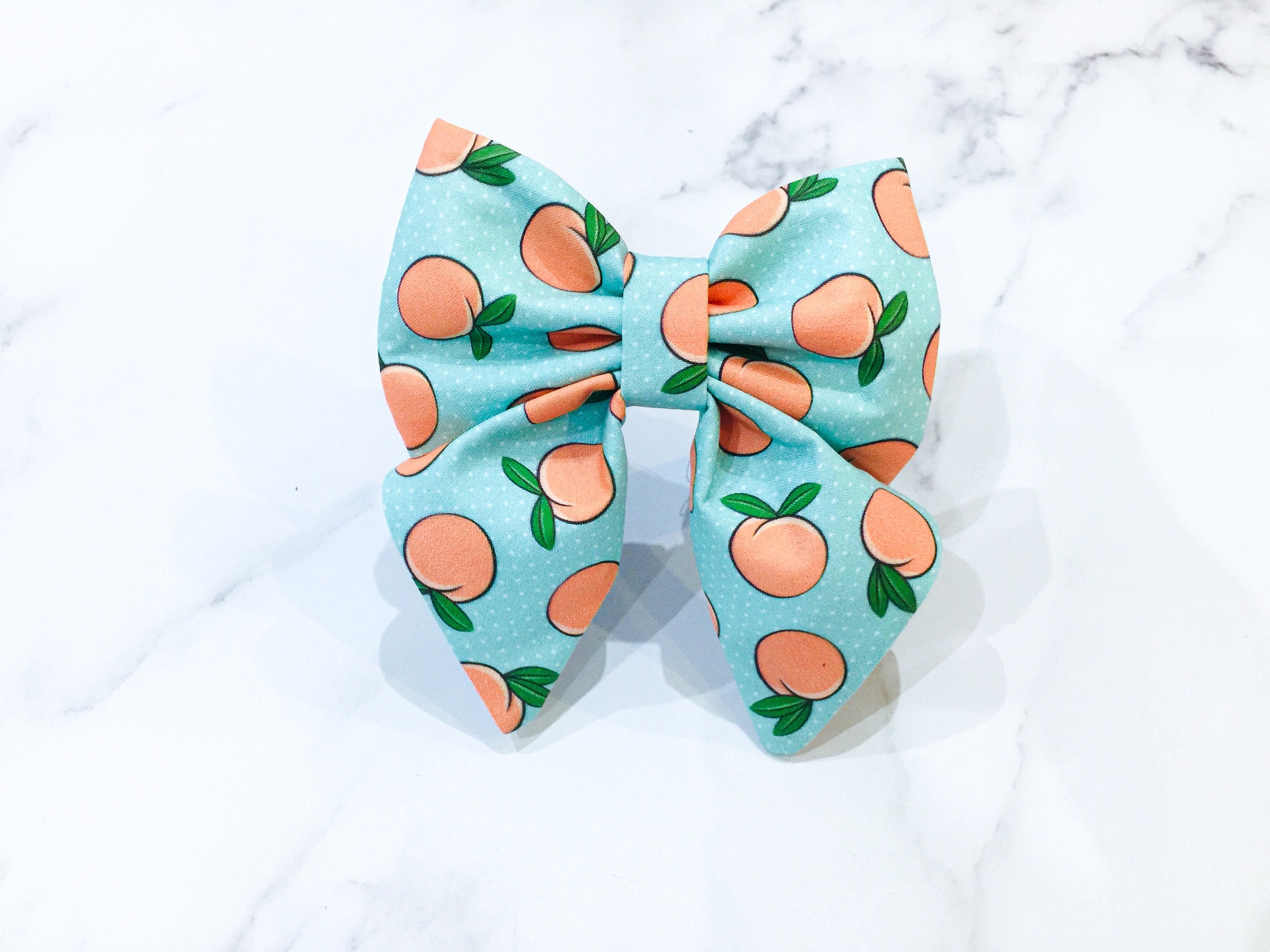 Sommer Pfirsich Hund Seemannsschleife handgefertigt Etsy