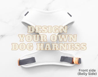 Custom Dog Harness – Design Your Own Pet Harness – Adjustable pet harness – Create your unique pet harness with your logo or design