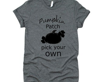 Thanksgiving Shirt - Pumpkin Patch Turkey Pick Your Own - Funny Turkey Shirt - Fall T-shirt - Thankful Shirt