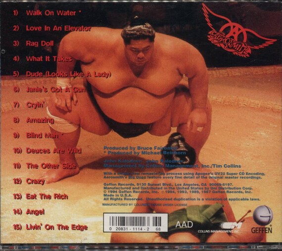 CD Aerosmith, Big Ones, Hard Rock, 1990 Release, CD475895 - Etsy
