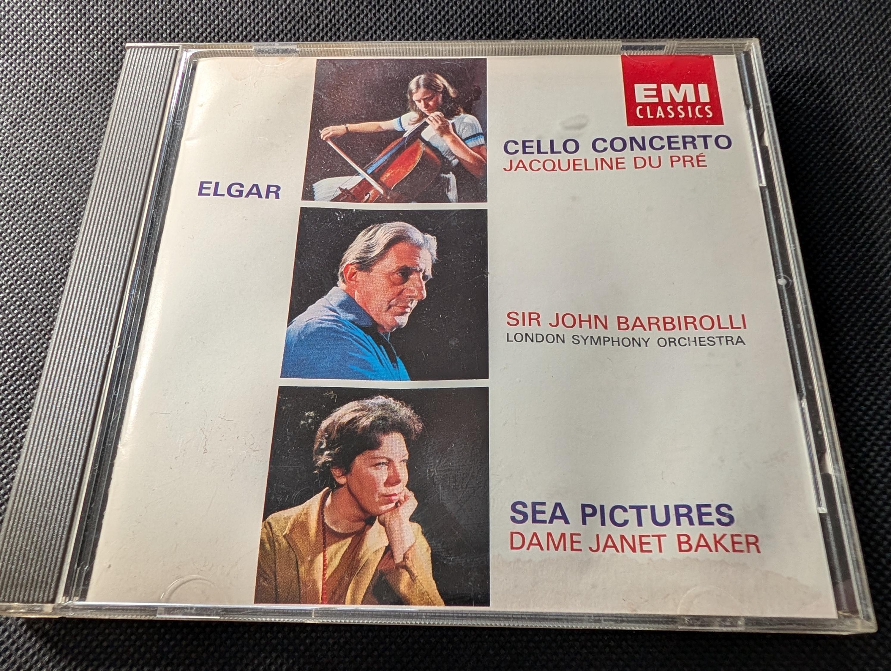 Elgar Cello Concerto & Sea Pictures CD Du Pré Baker Barbirolli EMI