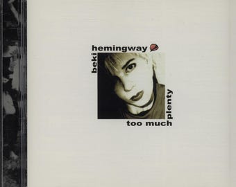 CD Beki Hemingway – Too Much Plenty - Lanzamiento de Salt Lady, 1999 - Pop Rock - CD353406