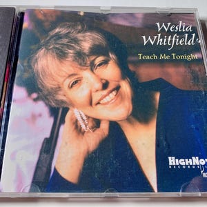 Weslia Whitfield - Teach Me Tonight Vocal Jazz CD - HighNote Records 1997