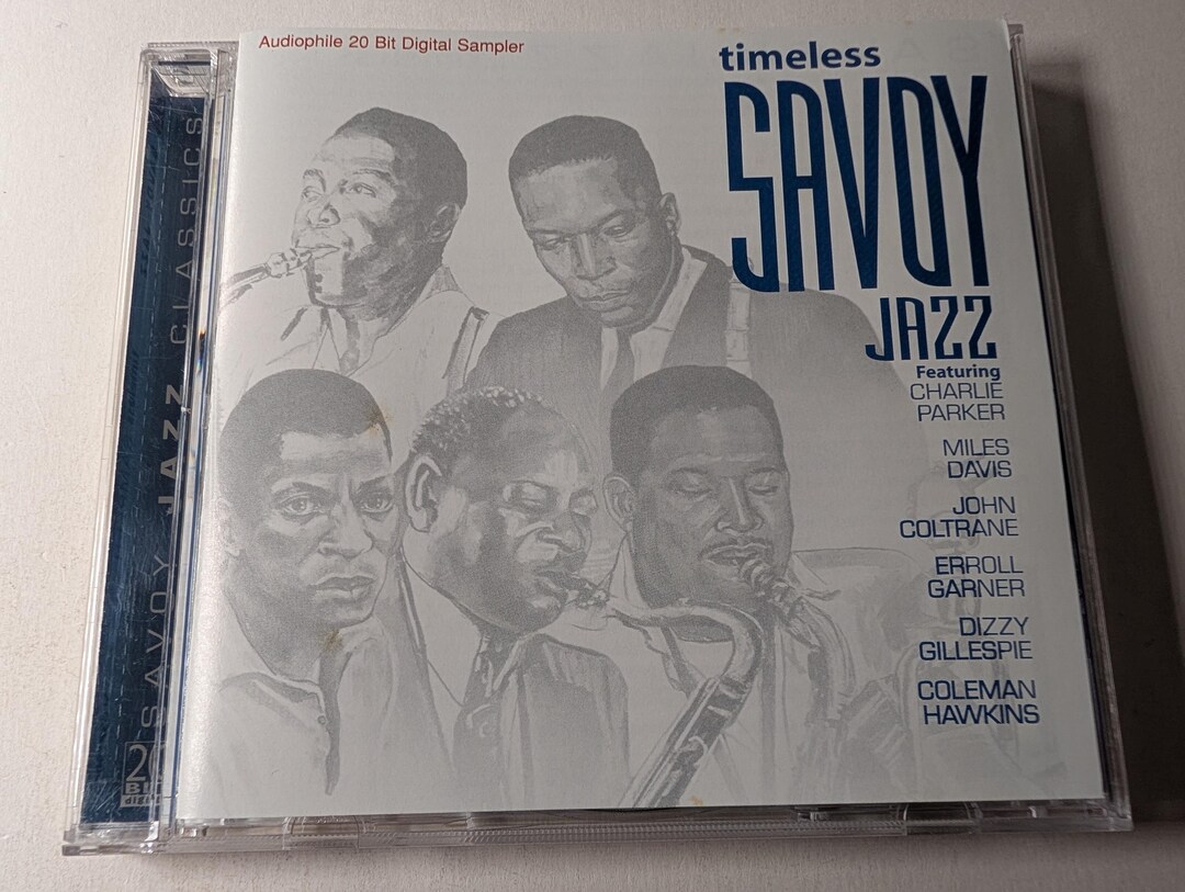 Timeless Savoy Jazz CD Sampler – Bop Classics by Charlie Parker, Dizzy ...