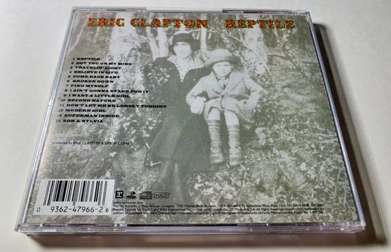 Eric Clapton - Reptile CD - Reprise Records Reissue - Etsy