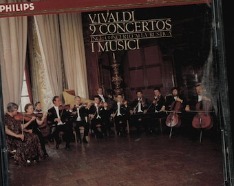 CD Vivaldi - I Musici – 9 Conciertos - Lanzamiento en los años 80 - CD180293