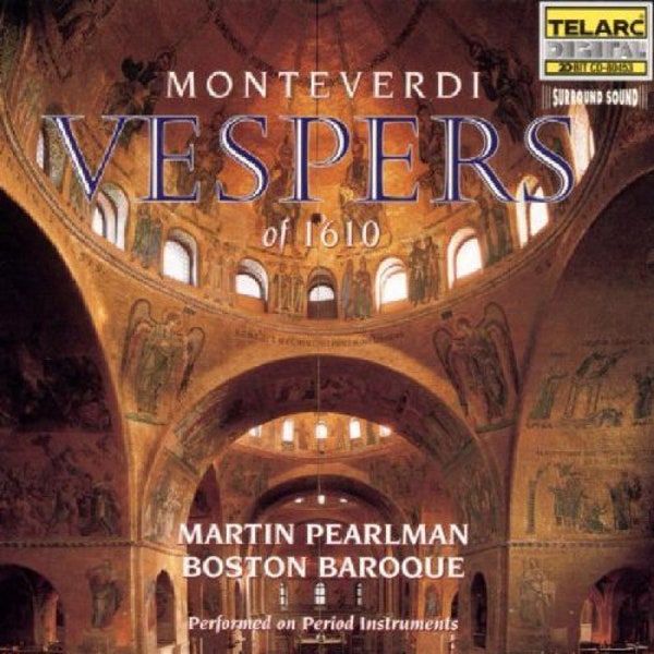 CD, Monteverdi, Martin Pearlman, Boston Baroque, Vespers Of 1610, Classical, Telarc, Surround Sound, Period Instruments, 208315