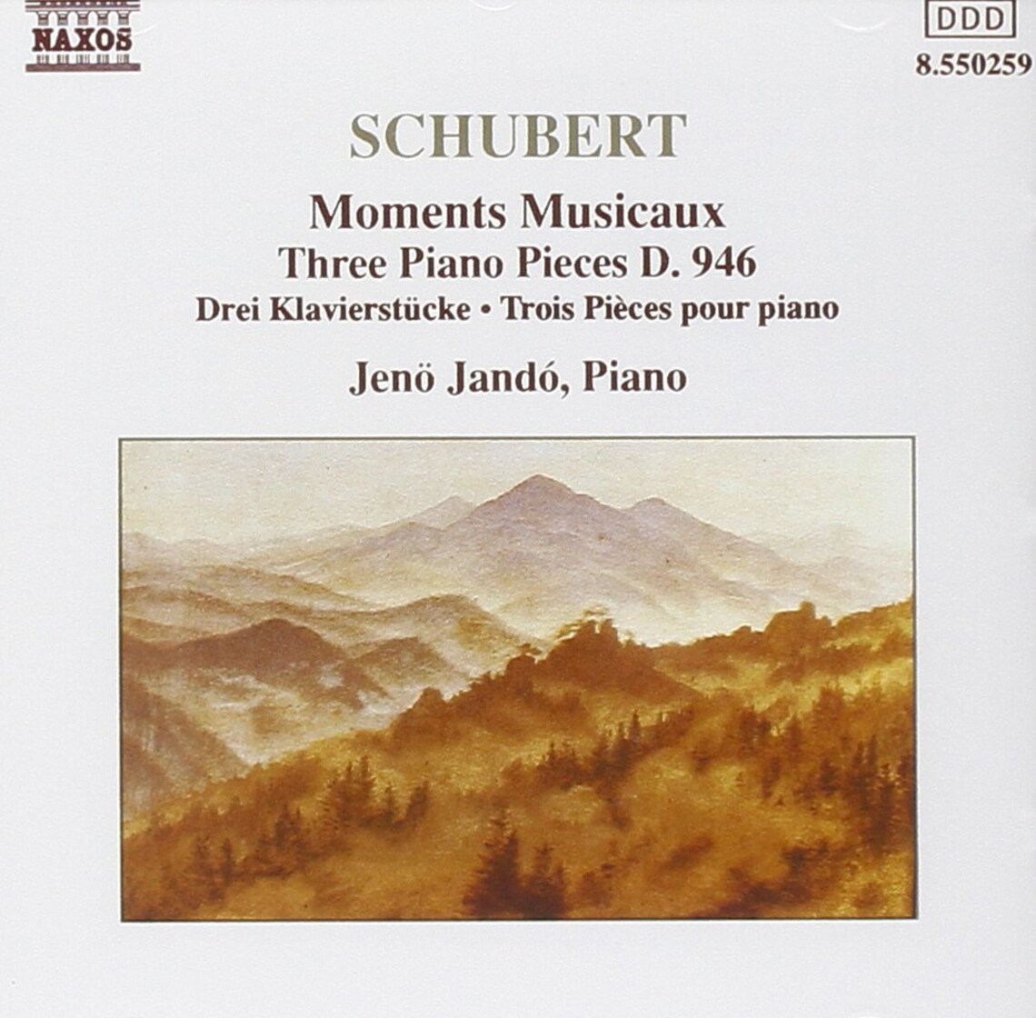 Classical Franz Schubert Moments Musicaux Three Piano Etsy UK
